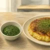 青のりとあおさの粒の違いを料理と比べるイラスト